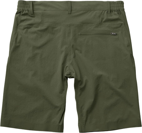 Men's Outdoor Casual Elastic Waist Lightweight Stretch Quick Dry Cargo Fishing Hiking Shorts #6229-Army Green-42...