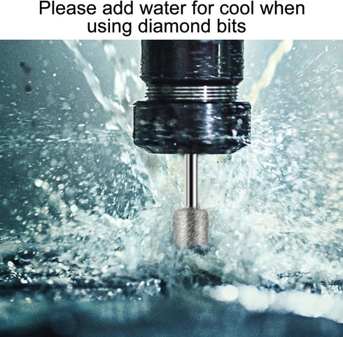 Stone Carving Set Compatible with Dremel, HOMEIDOL 12PCS Diamond Burr Bits for Stone Rocks Jewelry Glass Ceramics (4mm 5mm 6mm 8mm 10mm 12mm)...