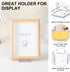 6 Packs Adjustable Purse Display Stand Clear Acrylic Handbag Stand Holder for Wallet Purses Handbag Bag Jewelry Display Organizer for Party Weddin...