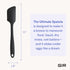 GIR: Get It Right Silicone Cooking Spatula - 11 In Black - Heat Resistant to 425°F - Seamless Nonstick Silicone Cooking Utensils for Kitchen Use &...