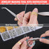 Earring Making Supplies Kit, Caffox 2900pcs Earring Hardware Pieces Repair Parts with Earring Hooks Posts Backs and Jump Rings for Making Earrings...