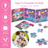 Magnetic Puzzles for Kids Ages 3 4 5, Mermaid Animal Wooden Jigsaw Puzzles Book for Toddlers, Travel Games, Fairy Tale Preschool Educational Learn...