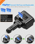 SUPERONE 200W 2-Socket Cigarette Lighter Splitter Power Adapter, USB C Car Charger with 20W Power Delivery 3.0 & QC 3.0 for iPhone 15 Pro Max/14/1...