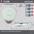 Taylor Digital Kitchen Scale with Glass Platform, Tare Button, and Plastic Body Weighs up to 11 Pounds Capacity, White...