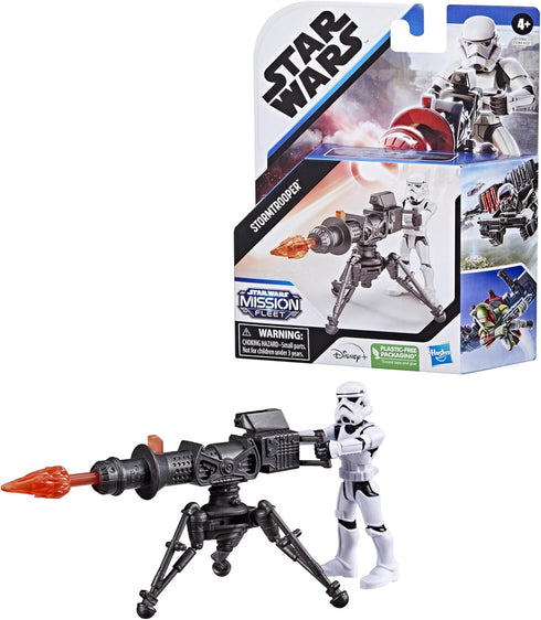 Star Wars Mission Fleet Gear Class Imperial Cannon Assault, 2.5-Inch-Scale Stormtrooper Action Figure, Toy for Kids Ages 4 and Up (F3786)...