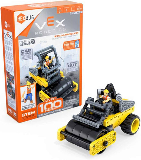 HEXBUG VEX Robotics Steam Roller, Buildable Construction Toy, Gift for Boys and Girls Ages 8 and Up...