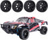 1/10th Scale Off-Road RC Tires&12mm Hex Wheel Rims, Pre-glued with Sponge Inserts Compatible with Traxxas Redcat Exceed RC 1:10 Buggy...