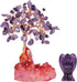 mookaitedecor Amethyst Crystal Money Tree Crystals Base & Guardian Angel Figurine Ornament for Wealth and Luck...