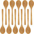 BambooMN 8" Reusable Solid Bamboo Deluxe Dinner Spoon - Dining Flatware - Kitchen Utensils - 10 pcs...