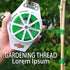 Twist Tie- 328 Feet(100m) Green Garden Plant Ties with Cutter?Trimmer Garden Twine Support Ties Garden Plant Ties Reusable, Green Twist Ties?plant...