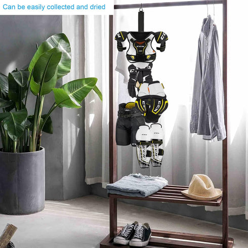 Cosmos 1 Pc Portable Hockey Gear Hanger Strap Ice Hockey Equipment Rack Drying Organizer Stap with Six Hooks Hockey Gifts for Home Outdoor Use in ...