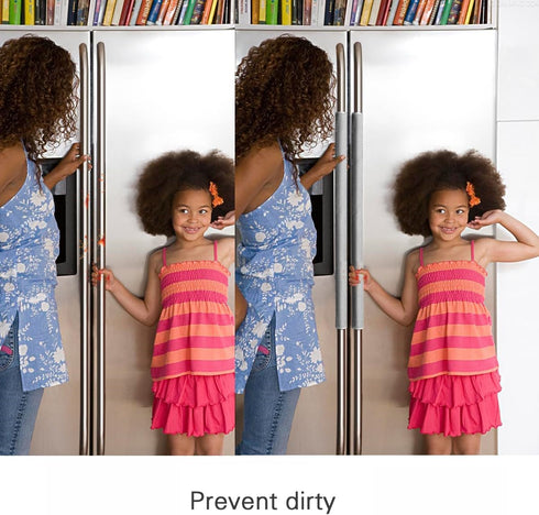 OUGAR8 Refrigerator Door Handle Covers Protective Electrical Kitchen Appliances Gloves Fridge Microwave Dishwasher Door Cloth Protector-Catches Dr...