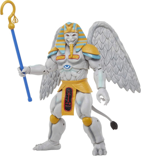Power Rangers Lightning Collection Monsters Mighty Morphin King Sphinx 8-Inch Premium Collectible Action Figure Toy with Accessories...