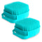 2Pcs Dog Bath Brush Scrubber - Dog Bath Brush With Soap Dispenser Dog Soap Scrubber Pet Bath Brush Pet Shampoo Brush for Dogs Bath - Dog Shampoo B...