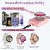 Portable Watch Charger for Samsung,2000mAh 2-in-1 Magnetic Travel Emergency Power Bank,Keychain Galaxy Watch Charger for Samsung Galaxy Watch 6/6 ...