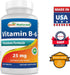 Best Naturals Vitamin B6 25mg 250 tablets (250 Count (Pack of 2))...
