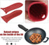 2 Pack Silicone Pan Handle Sleeve, Heat Resistant Cast Iron Skillet Handle Covers for Pots and Pans, Assist Handle Holder Grip for Kitchen Frying ...