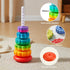 Baby Spinning Stacking Toys Sensory Toys for Toddlers 1-3, Rainbow Ring Spin Montessori Toys for Babies 6-12 Months, Autism Learning Toy for 1 2 3...