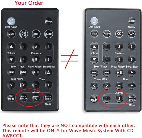 Remote Control for bosee Sound Touch Music Radio System CD AWR1B1 AWR1B2 AWRCC1 AWRCC2 AWRCC3 AWRCC4 AWRCC5 AWRCC6 AWRCC7 AWRCC8...