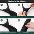 Pre Tied Adjustable Black Zipper Ties for Men 3.15" (8CM) Womens Solid Color Necktie...