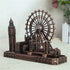 PROW® UK London Bridge London Eye Big Ben Tower Bridge Red Copper Metal Architectural Model Statue,Home Decoration Art Collection Sculpture...