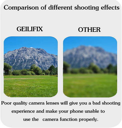 2PCS GEILIFIX Back Rear Camera Lens Sapphire Glass Replacement for iPhone11pro 5.8 inch and iphone11promax 6.5 inch with Preinstalled Adhesive Rep...