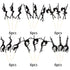 36 PCS Pole Dance Girl Cupcake Toppers Black Glitter Pole Dancing Cupcake Picks Bachelorette Bridal Shower Birthday Party Cake Decorations Supplie...