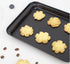 Cookie Baking Sheet, 9.5 Inch x 7 Inch Square Iron Plate with Nonstick Coating for Baking Cookie, Roast Meat, Baking Cake, Bread and other Foods (...