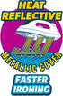 Minky Homecare SmartFit Supersize Reflector Ironing Board Cover with Heat Reflective Surface – Fits Extra Large Ironing Boards up to 57 x 21 Inche...