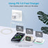15W Fast Wireless Charging Station MagSafe Charger for iPhone 15/15 Pro/15 Pro Max/14/13/Mini/12 Pro Max, iWatch 9/8/7/6/5/4/3/2/SE/Ultra 2, AirPo...