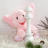 Elephant Stuffed Animal Pink Stuffed Elephant Plush Toys Cute Plush Elephant Toy Elephant Gifts for Women Elephants Stuffed Animals for Kids Girlf...