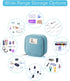 4pcs Cute Small Travel Sanitary Holder Girls Waterproof Cosmetic Jewelry Bags Lipsticks Electronics Makeup Organizers for Women, Multicolor...