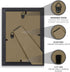 Icona Bay 5x7 Picture Frame Set (Black, 10 Pack), Simple Modern Design, Table Top Kickstand and Wall Hanging Hooks Included, Impresia Collection...