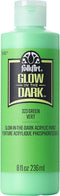 FolkArt glow in the dark paint, 8 oz, Green 8 Fl Oz...