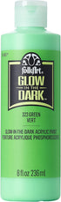 FolkArt glow in the dark paint, 8 oz, Green 8 Fl Oz...