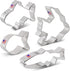 Ann Clark 4-Pc. Fish Cookie Cutters - Cute Goldfish & Angel Fish Shapes, Made in the USA...