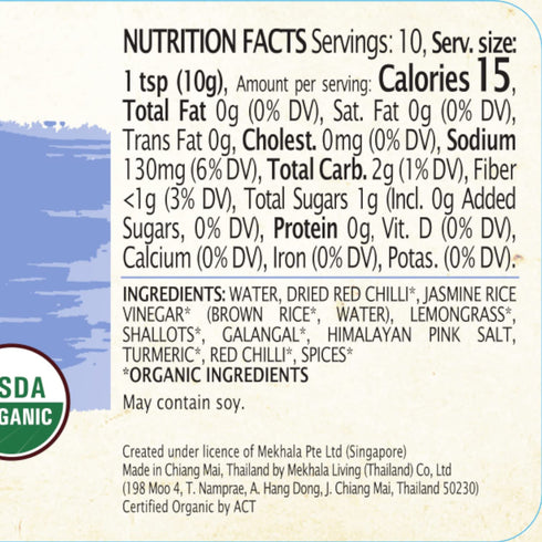 Mekhala Organic Malaysian Rendang Cooking Paste. VEGAN. GLUTEN-FREE. NO ADDED SUGAR. Versatile. HOT (3.53oz)...