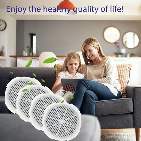 Ontheone True HEAP Filter Replacement Compatible with Frida Baby 3-in-1, RIGOGLIOSO and JINPUS GL2103 and LTLKY 900S, 2 in 1 True HEPA Filters and...