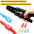 smseace 150Pcs Spade Connectors Kit 22-16AWG Male/Female wire Spade connectors Nylon Spade Quick Connect/Disconnect Connectors Electrical Spade Co...
