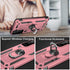 IKAZZ for Galaxy S21 Case,Military Grade Shockproof Heavy Duty Protective Phone Cover Pass 16ft Drop Test with Magnetic Kickstand Car Mount Holder...