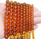 38pcs 10mm Natural Stone Beads,Gemstone Round Loose Beads for DIY Bracelet Necklace Earrings,Stone Beads for Jewelry Making(Amber Crystal)...