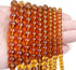38pcs 10mm Natural Stone Beads,Gemstone Round Loose Beads for DIY Bracelet Necklace Earrings,Stone Beads for Jewelry Making(Amber Crystal)...