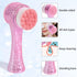 Face Brush 2 in 1, Facial Cleansing Exfoliating Brush with Ultra Fine Soft Bristles for Pore Deep Cleansing Silicone Double Side Face Wash Scrub B...