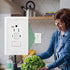 GFCI Outlet,Tamper Resistant GFCI Receptacle with Combination Switch,ETL Listed,Back &Side Wire,White (TR&WR15Amp)...