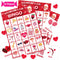 Valentines Day Large Size Bingo Game Card for Kids/Adults, 24 Players - Valentine Game for Family/School Classroom/Large Group, Valentine Party Fa...