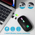besky Wireless Mouse Rechargeable, Backlit LED Portable Silent Computer Mouse for Laptop, PC, MacBook, Chromebook, Notebook, 2.4G USB Cordless Mou...