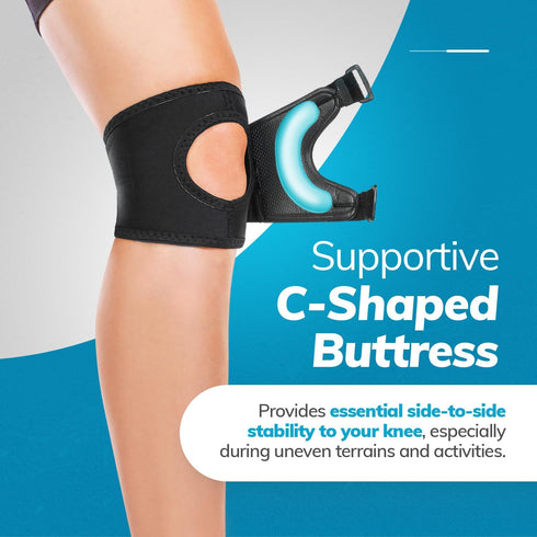 BraceAbility Patella Tracking Pain Knee Brace - Extra-Large Running, Exercise, Athletic Support Sleeve Stabilizer for Kneecap Dislocation, Tendoni...