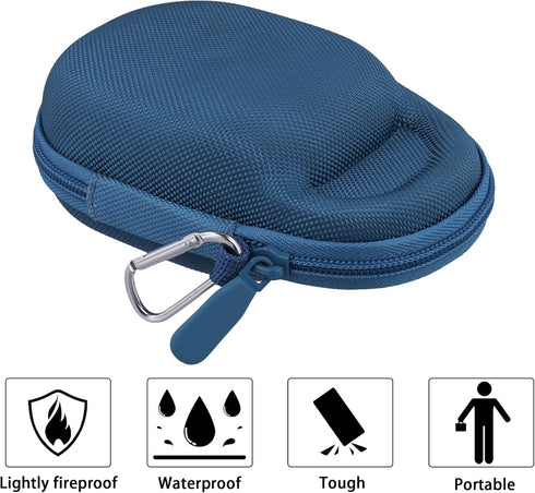co2CREA Hard Carrying Case Replacement for JBL Clip 5 Waterproof Portable Wireless Portable Mini Bluetooth Speaker (Blue Case)...