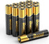 BONAI Gold Top Rechargeable AAA Batteries 12 Count, Upgrade High Capacity 1100mAh NiMH Batteries Low Self-Discharge...