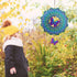 Outdoor Wind Spinner Metal, 12 Inches Butterfly Hanging Wind Spinners 3D Garden Wind Sculpture for Outdoor Garden Patio Decoration...